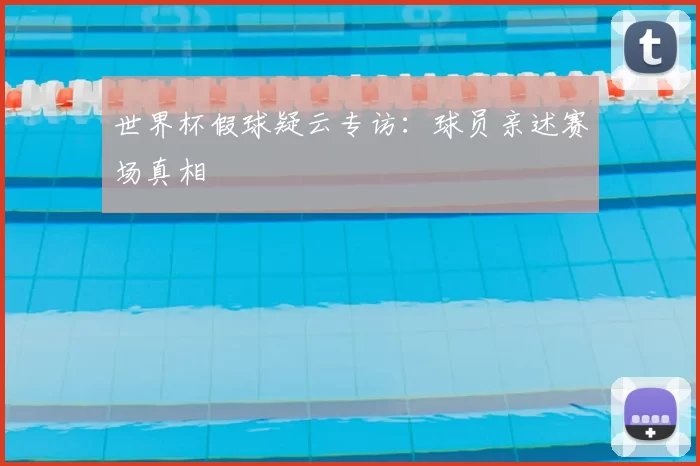 世界杯假球疑云专访:球员亲述赛场真相